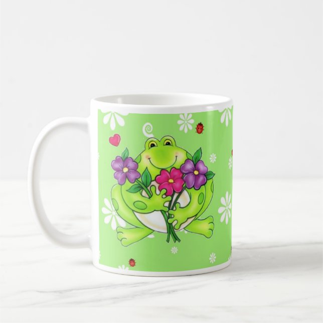 Frog Merchandise Gifts Coffee Mug (Left)