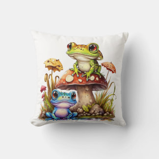Frog Merchandise Gifts Throw Pillow