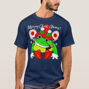 Frog Merry Christmas Mashup T-Shirt