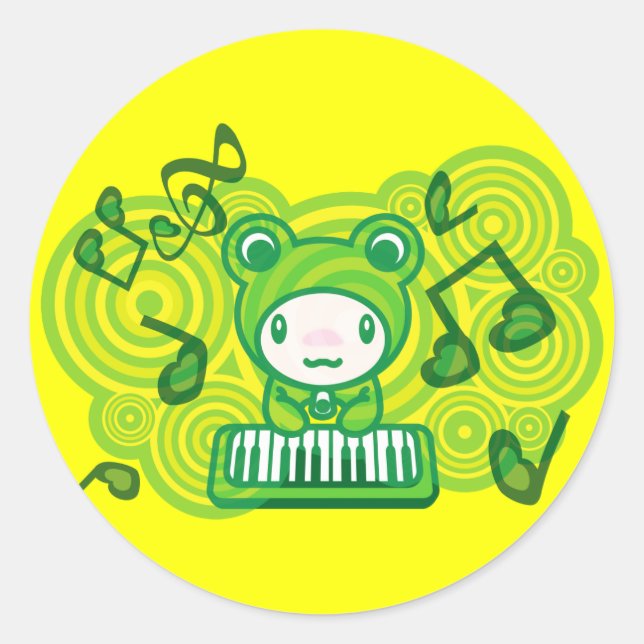 Frog_Method Classic Round Sticker (Front)