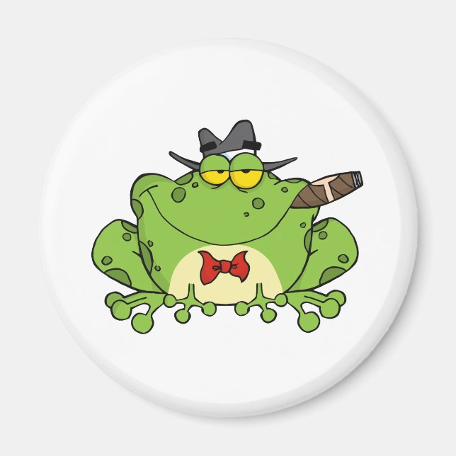 Frog Mobster Magnet (Front)