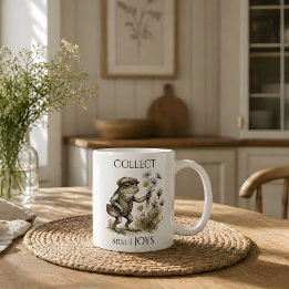 Frog Mug - "Collect Small Joys"