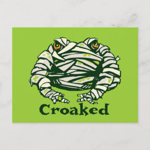 Frog Mummy Postcard