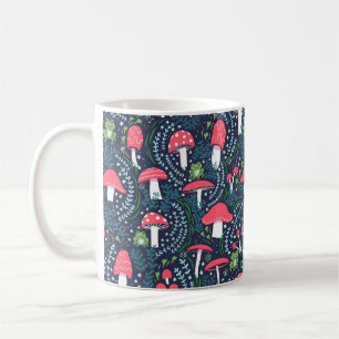 Frog, Mushroom and Toadstool Woodland Mug