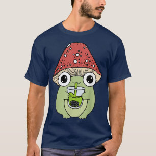 Frog Mushroom Cottagecore Aesthetic Frog Goblincor T-Shirt