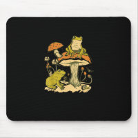 Frog Mushroom Cottagecore Aesthetic Goblincore Cut