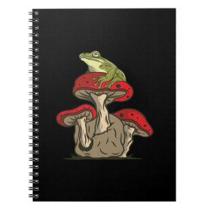 Frog Mushroom Cottagecore Classic Retro Appeal Notebook