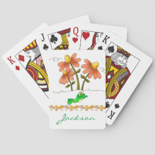 Frog Mushroom Floral Playing Card Deck