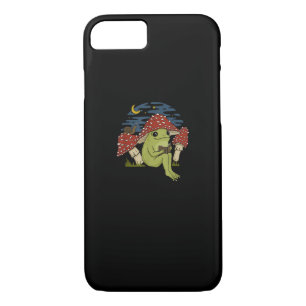 Frog Mushroom Hat Reading Book - Cottagecore Gobli Case-Mate iPhone Case
