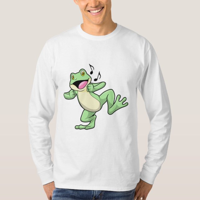 Frog Music Dance T-Shirt (Front)