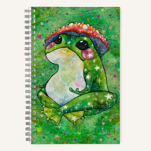 Frog named Clover Notebook