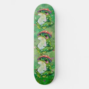 Frog named Clover Skateboard