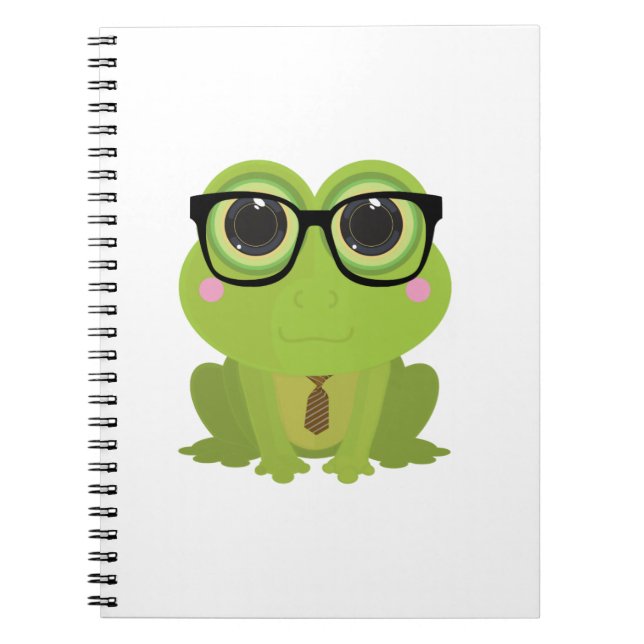 Frog Nerd Notebook (Front)