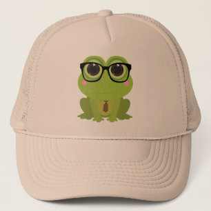Frog Nerd Trucker Hat