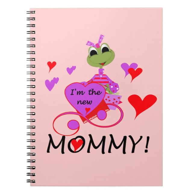 Frog New Mommy Gifts Notebook (Front)