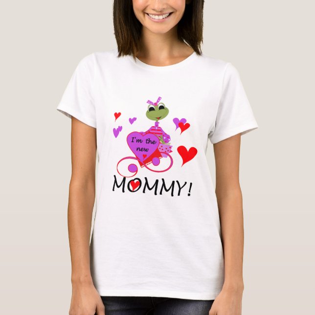 Frog New Mommy T-shirts and Gifts (Front)