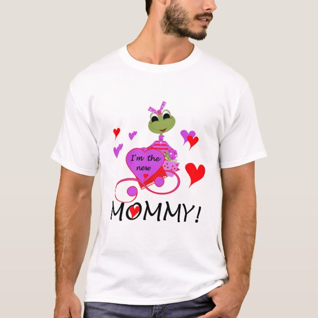 Frog New Mommy T-shirts and Gifts (Front)