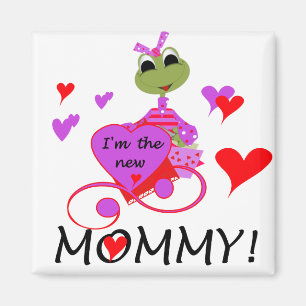 Frog New Mommy T-shirts and Gifts Magnet