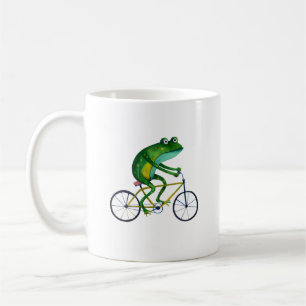 Frog On Bicycle Coffee Mug