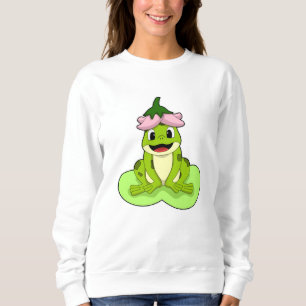 Frog on Leaf Sweatshirt