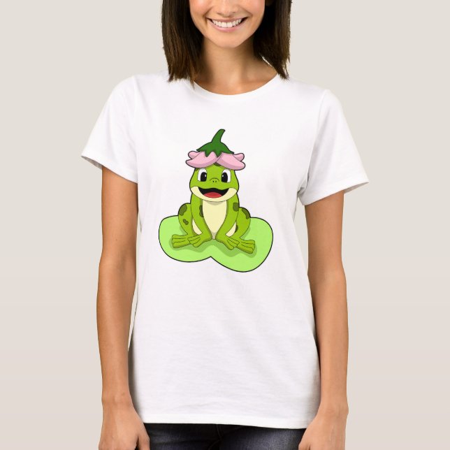 Frog on Leaf T-Shirt (Front)