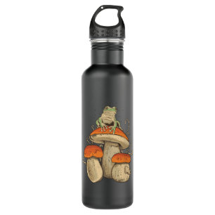Frog On Mushroom 710 Ml Water Bottle