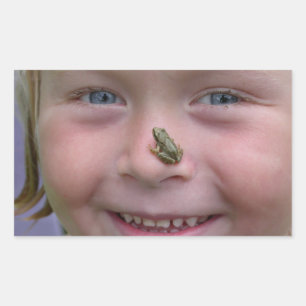 Frog On Nose Sticker