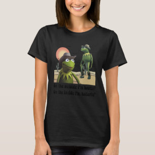 Frog Outside I'm Hootin Inside I'm Hollerin Men Wo T-Shirt