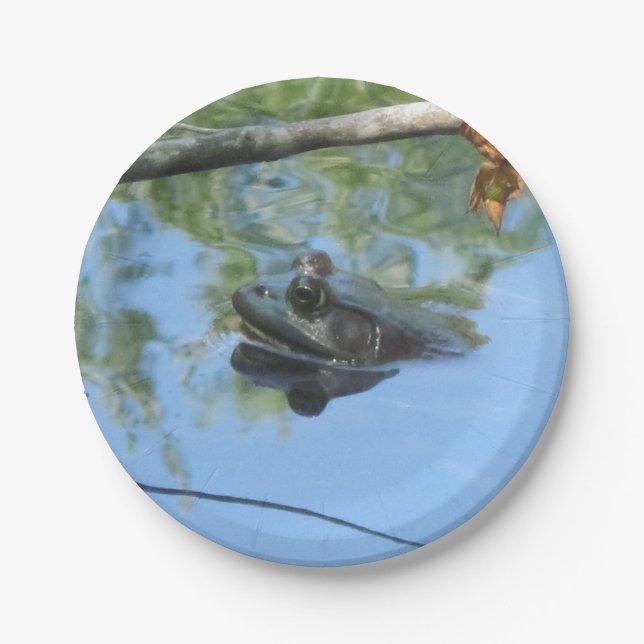 Frog Paper Plate (Front)