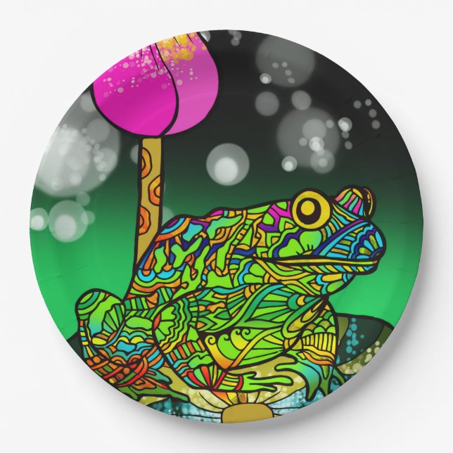 Frog Paper Plate (Front)