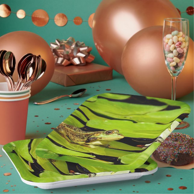 Frog Paper Plate (Multi)