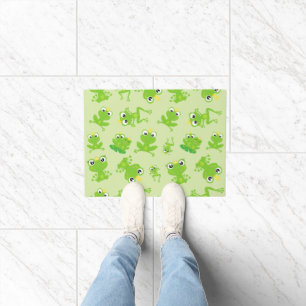 Frog Pattern, Cute Frogs, Green Frogs, Frog Prince Doormat
