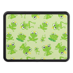 Frog Pattern, Cute Frogs, Green Frogs, Frog Prince Trailer Hitch Cover