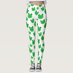 Frog pattern leggings