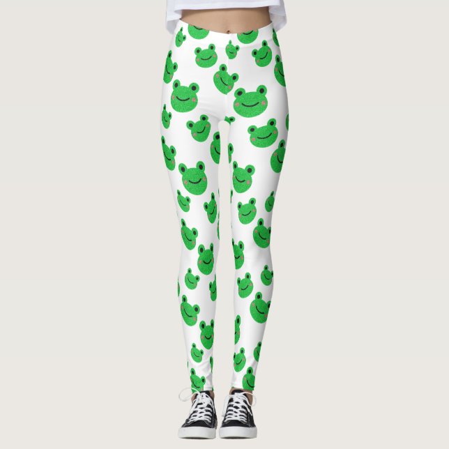 Frog pattern leggings (Front)