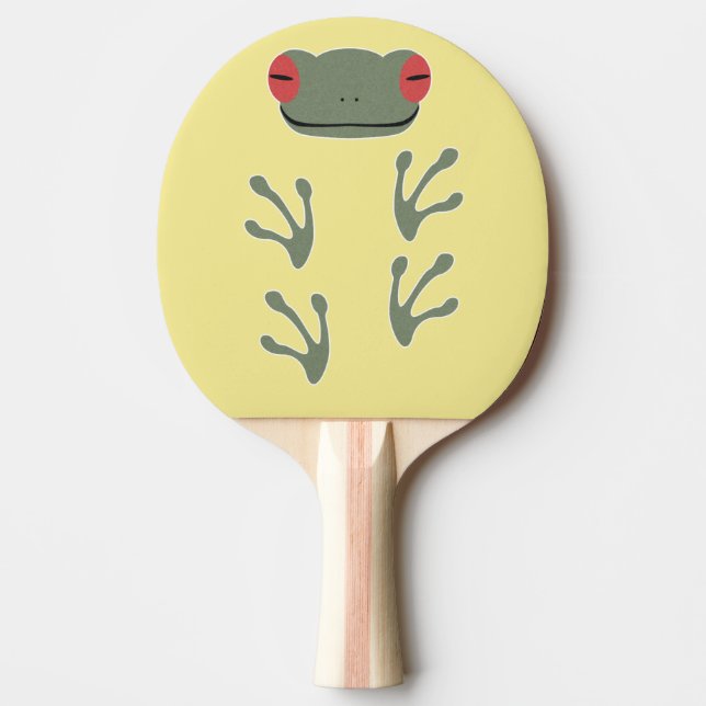Frog Ping Pong Paddle (Front)