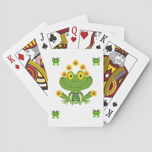 Frog Playing Card Deck (Back)