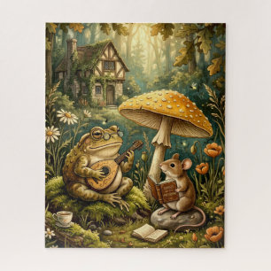 Frog Playing Guitar Jigsaw Puzzle