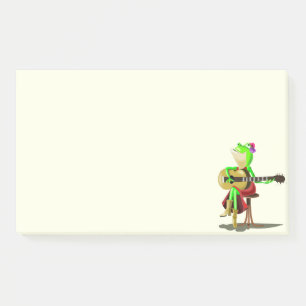 Frog Playing Guitar Post-it Notes
