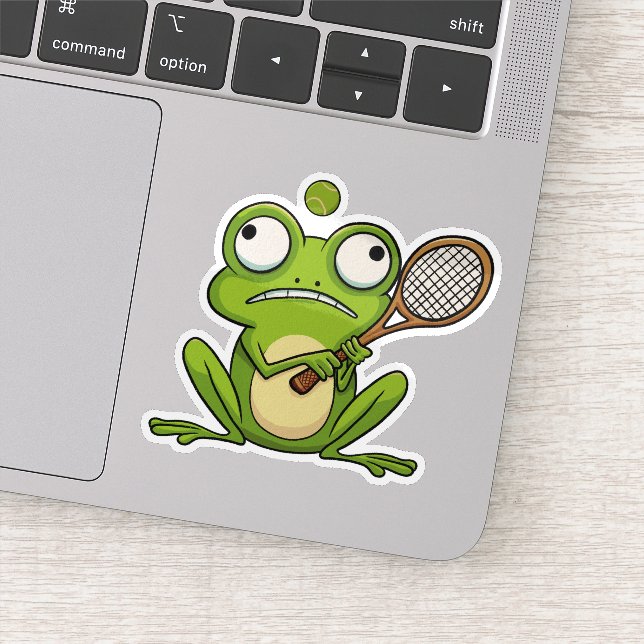 Frog Playing Tennis  (Detail)