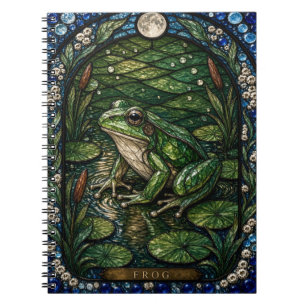 Frog Pond Edge Illumina Stained Glass Notebook