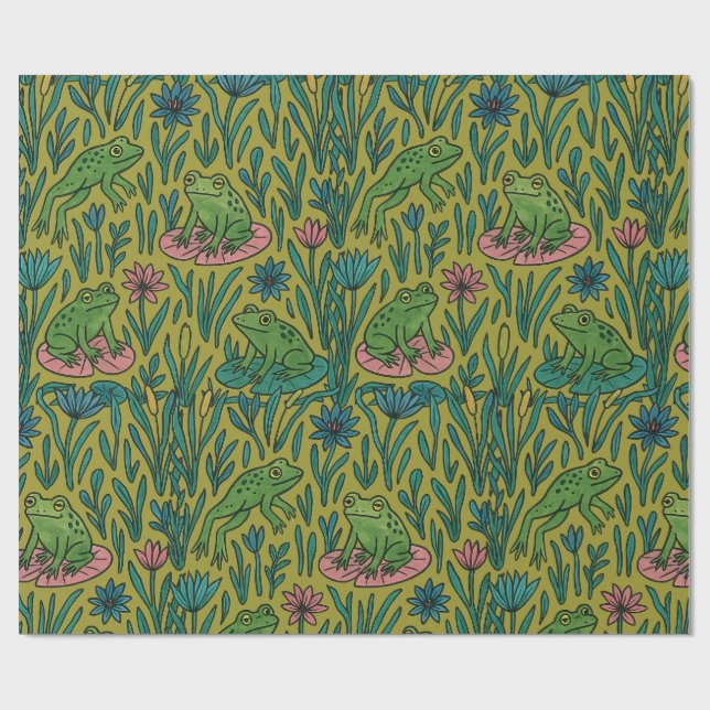 Frog Pond                                          Wrapping Paper (Flat)