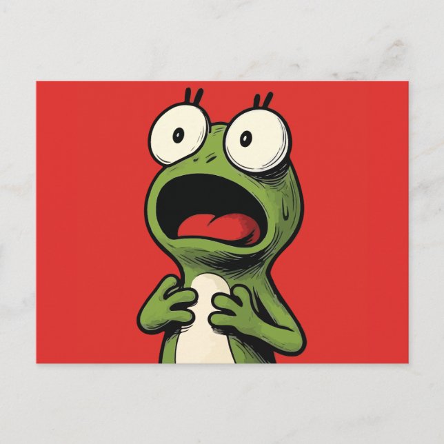 Frog  postcard (Front)