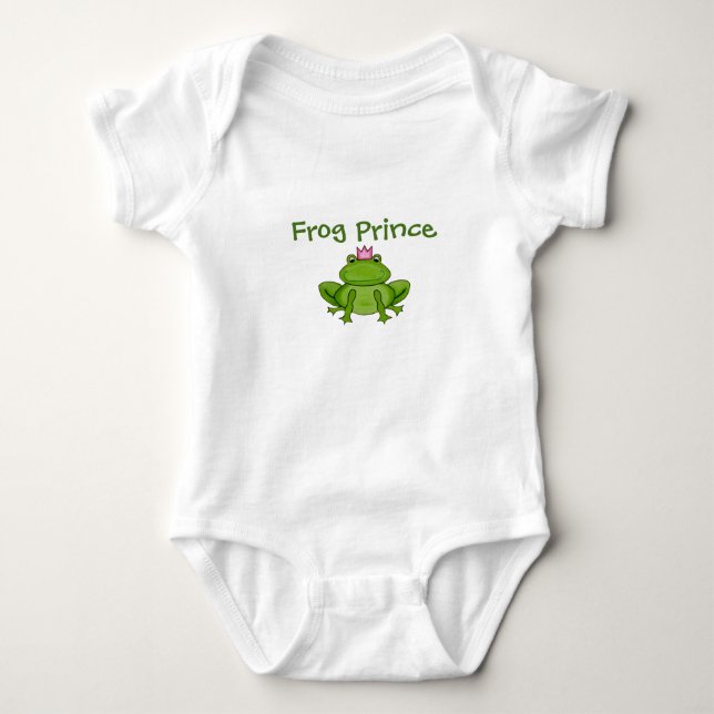 Frog Prince Baby Bodysuit (Front)