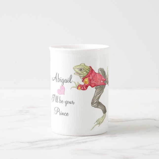 Frog Prince Bone China Mug (Front)