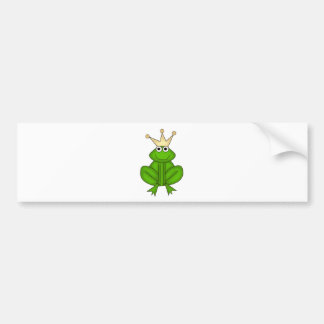 Frog Prince Bumper Sticker