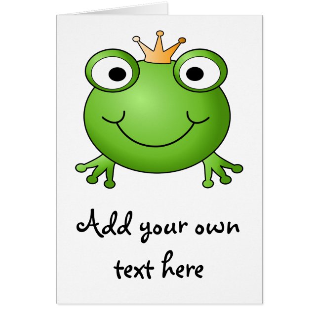 Frog Prince. Happy Frog. (Front)