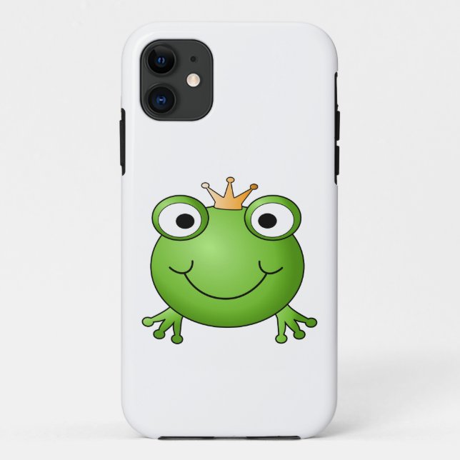 Frog Prince. Happy Frog. Case-Mate iPhone Case (Back)