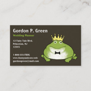 Frog Prince - Humourous Customizable Business Card