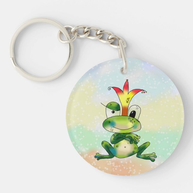 Frog Prince Keychain (Front)